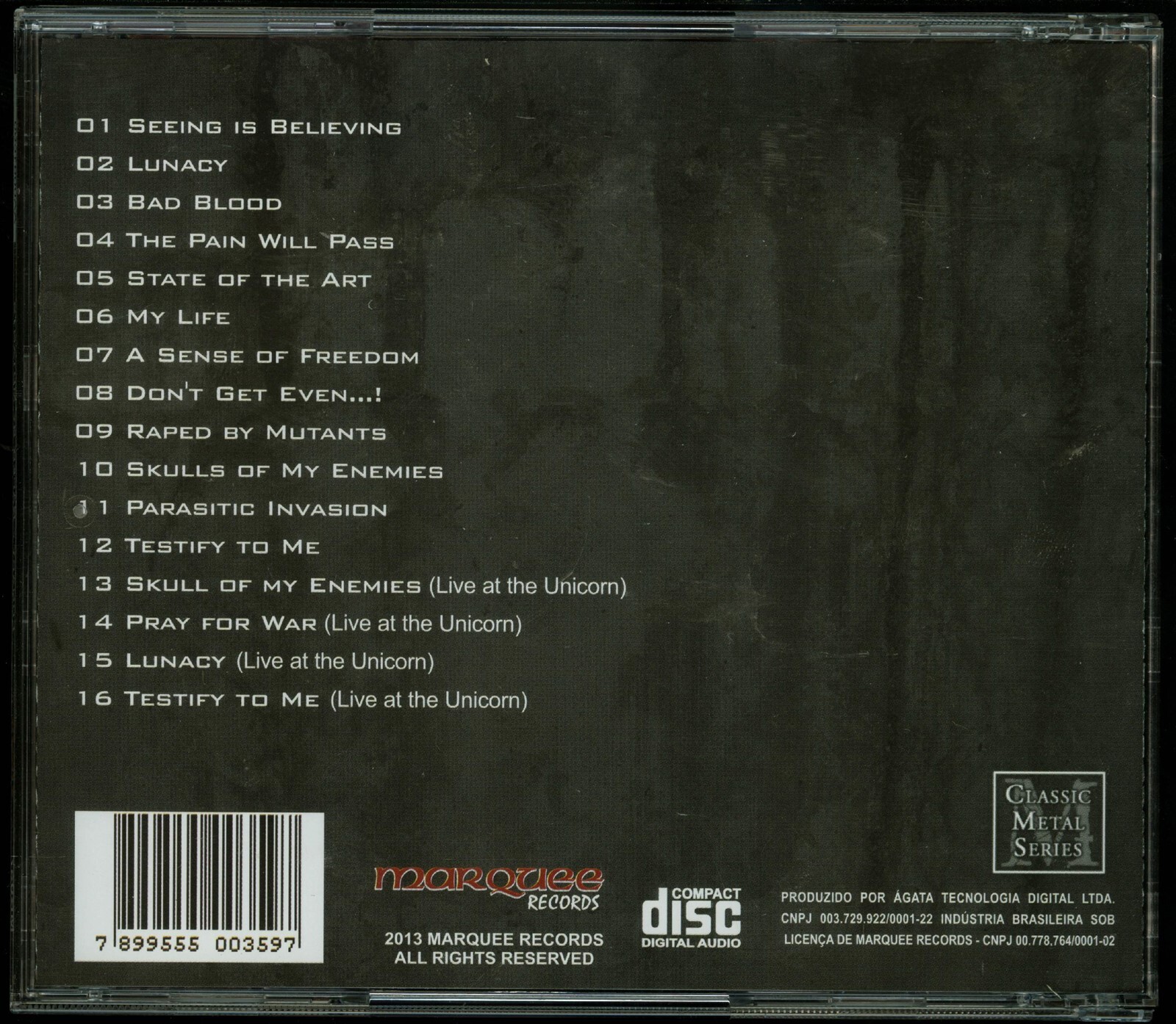 Virus Lunacy / Raped by Mutants CD new Marquee Records