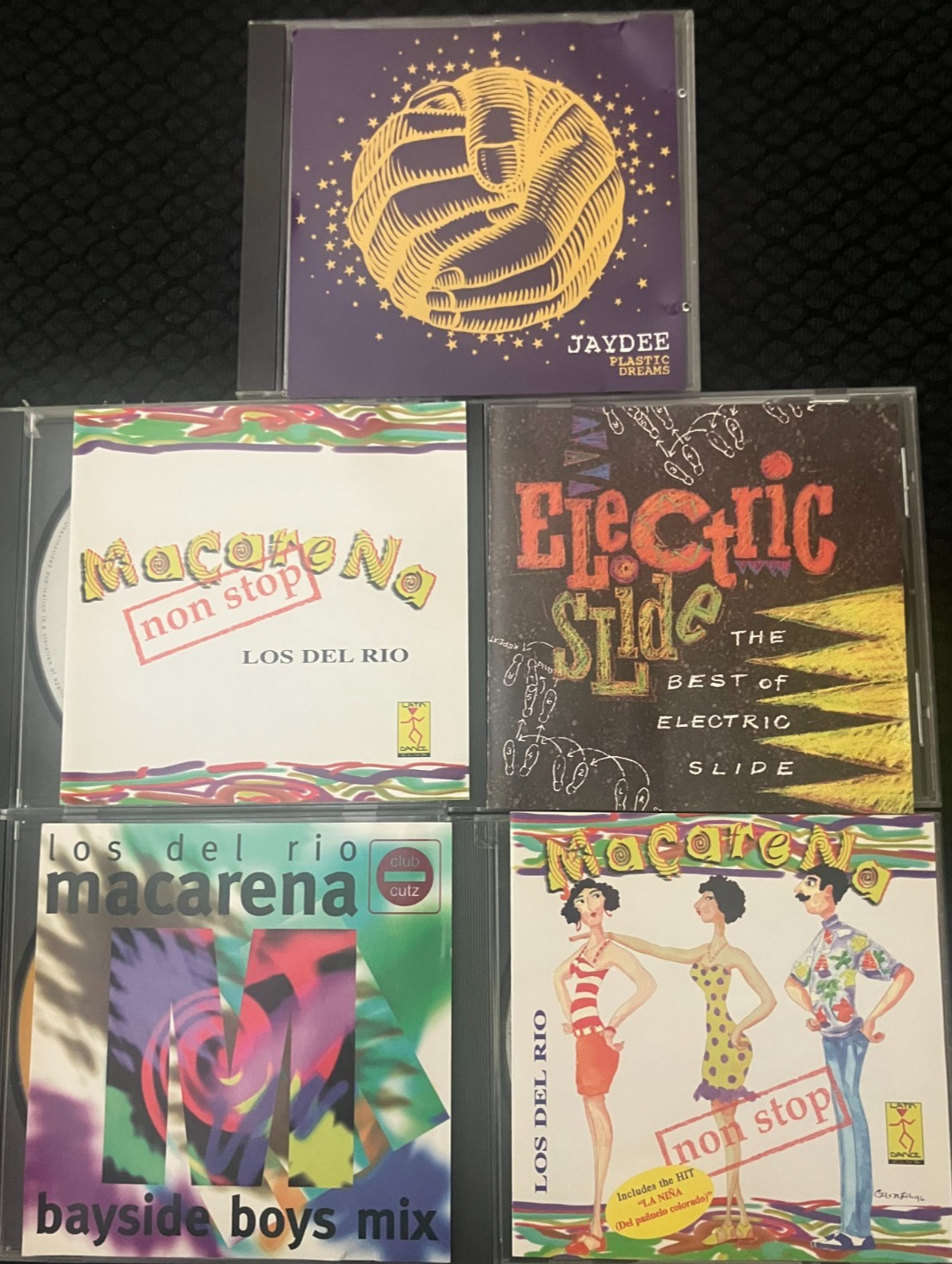 5 CDs Best of Line Dancing: Macarena / Best of Electric Slide / Plastic Dreams