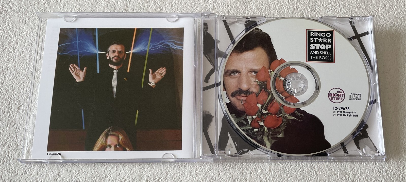 RINGO STARR~STOP AND SMELL THE ROSES~1994 US 16-TRACK EXPANDED EDITION CD ALBUM