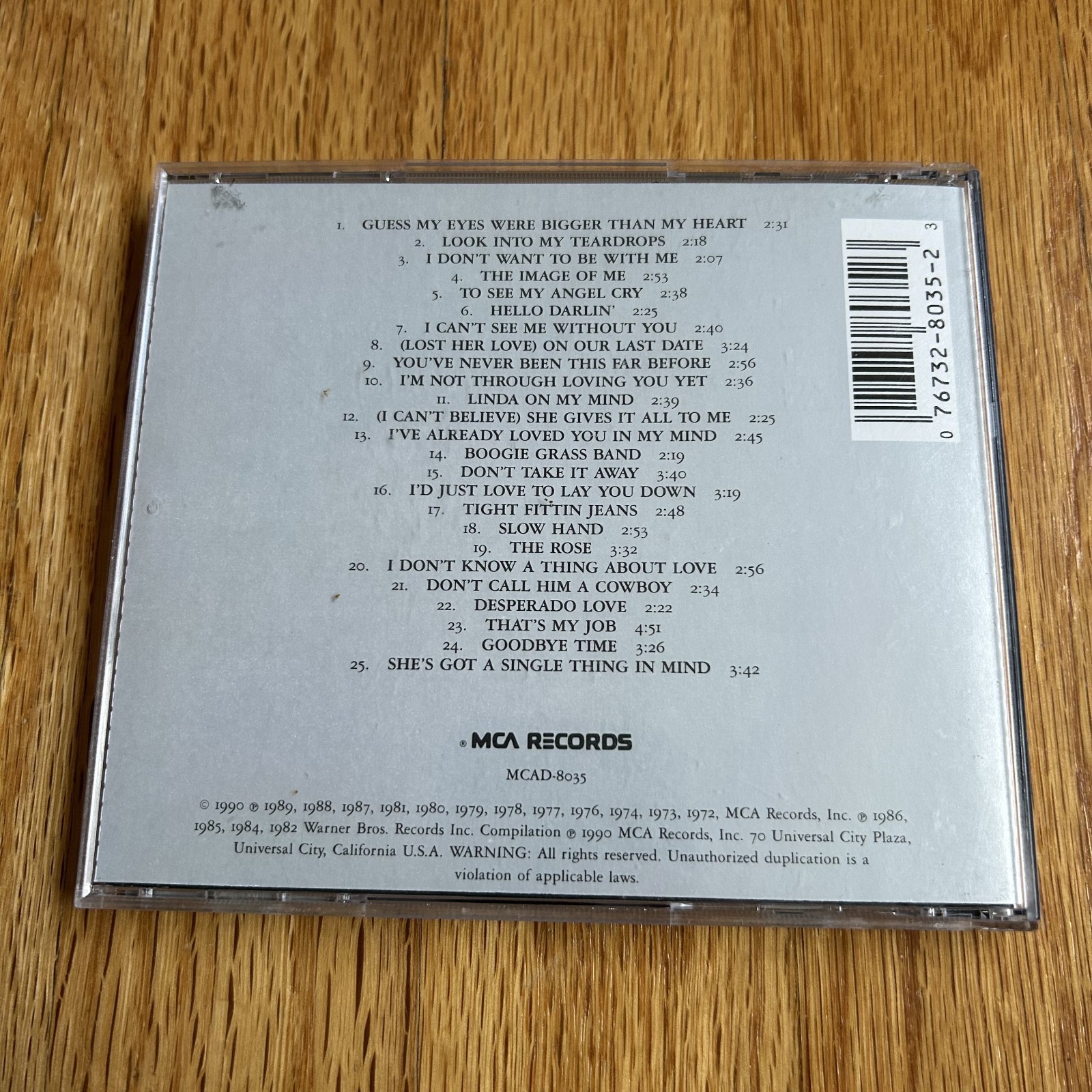 Conway Twitty - Silver Anniversary Collection CD (MCA)