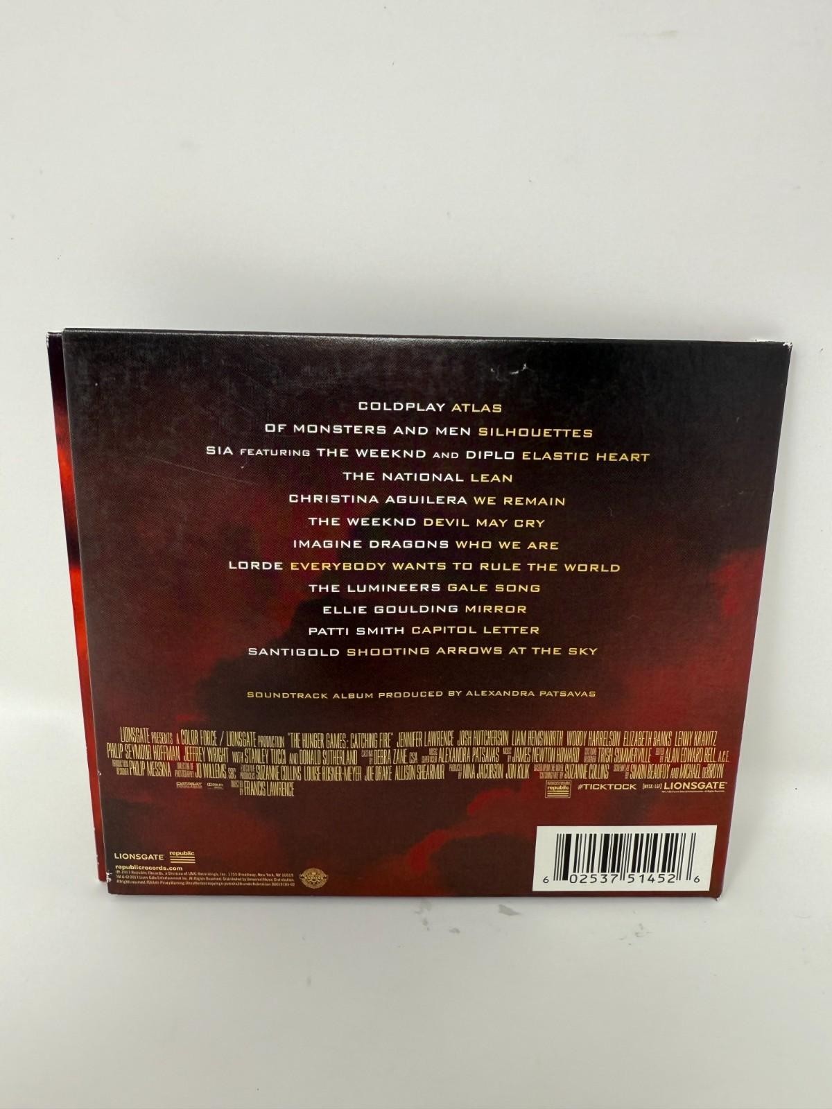 The Hunger Games Catching Fire Soundtrack CD Imagine Dragons Sia Coldplay Tested