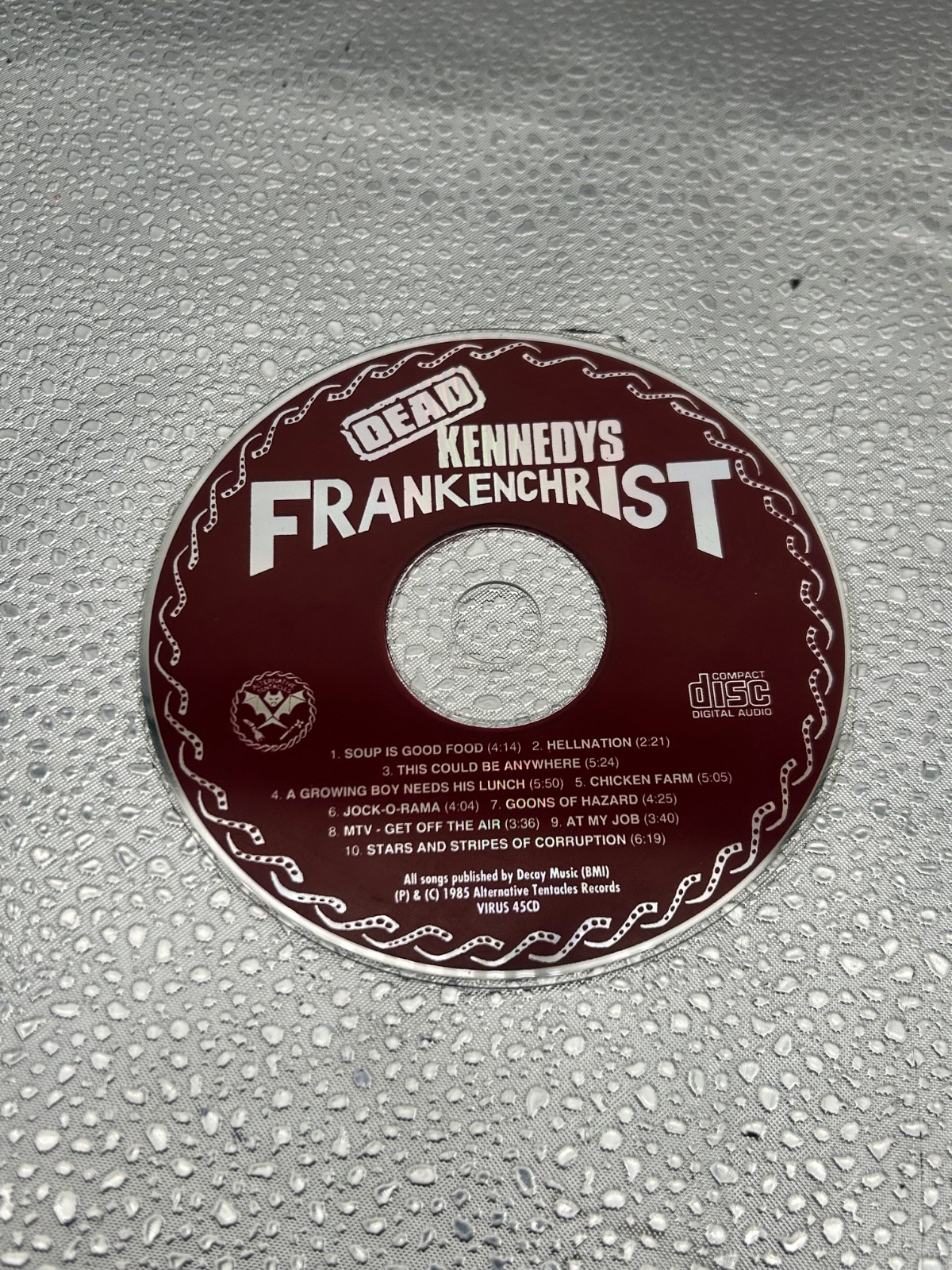 3 CD's The Dead Kennedys 04 Live At The Deaf Club 85 Frankenchrist 81 In God....