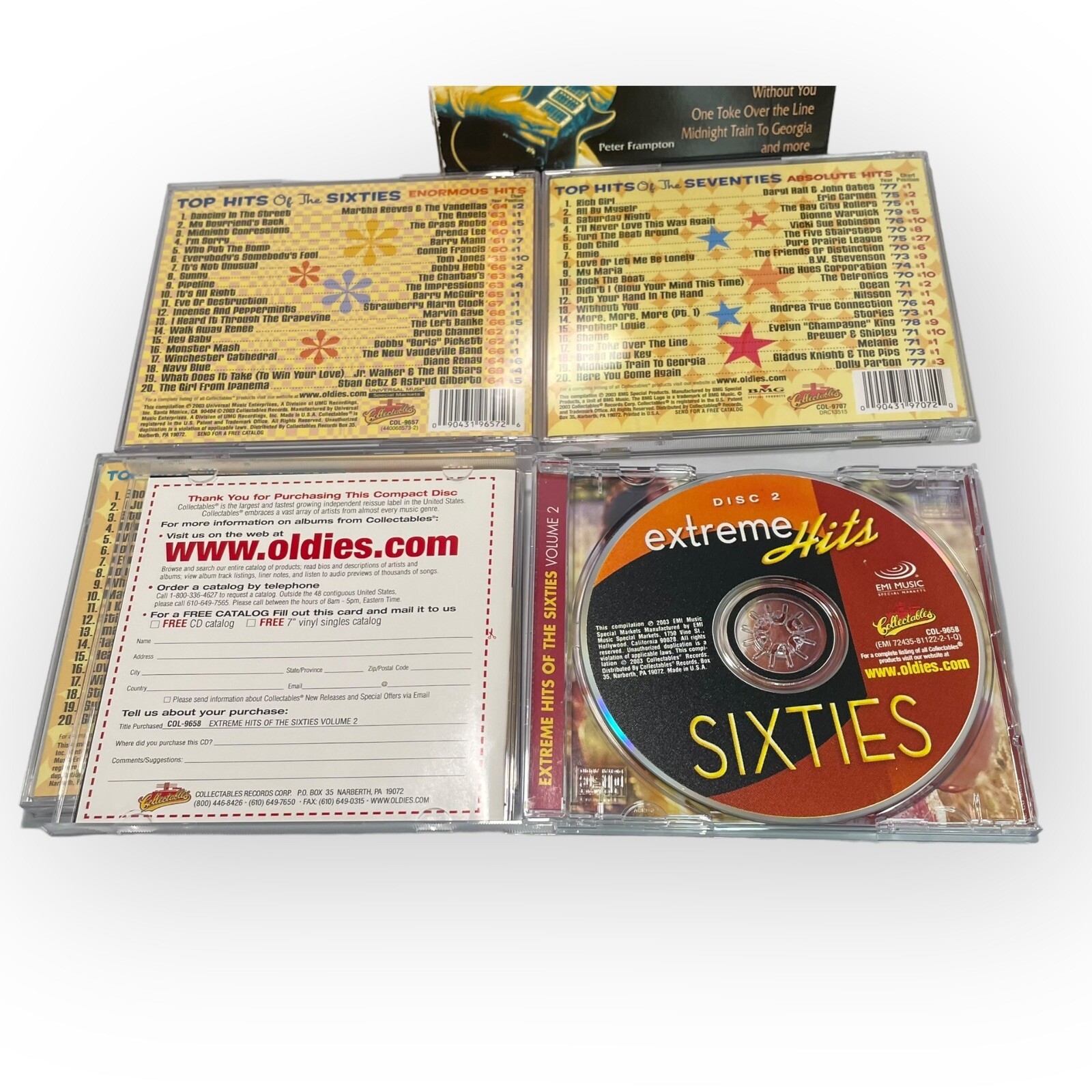 Groovy Top Hits Of The 60's & 70's by Various (4 CD Inside)