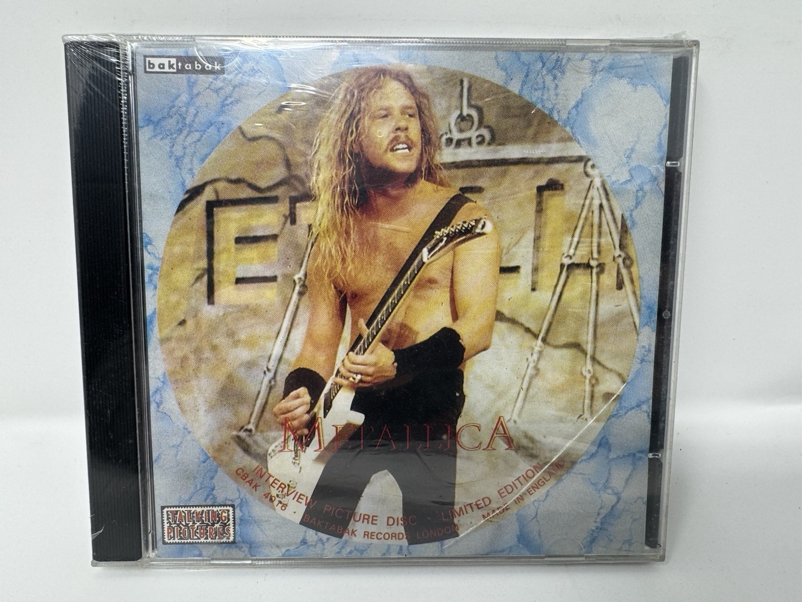 METALLICA Interview Picture Disc Import CD Limited Edition Baktabak CBA NEW RARE