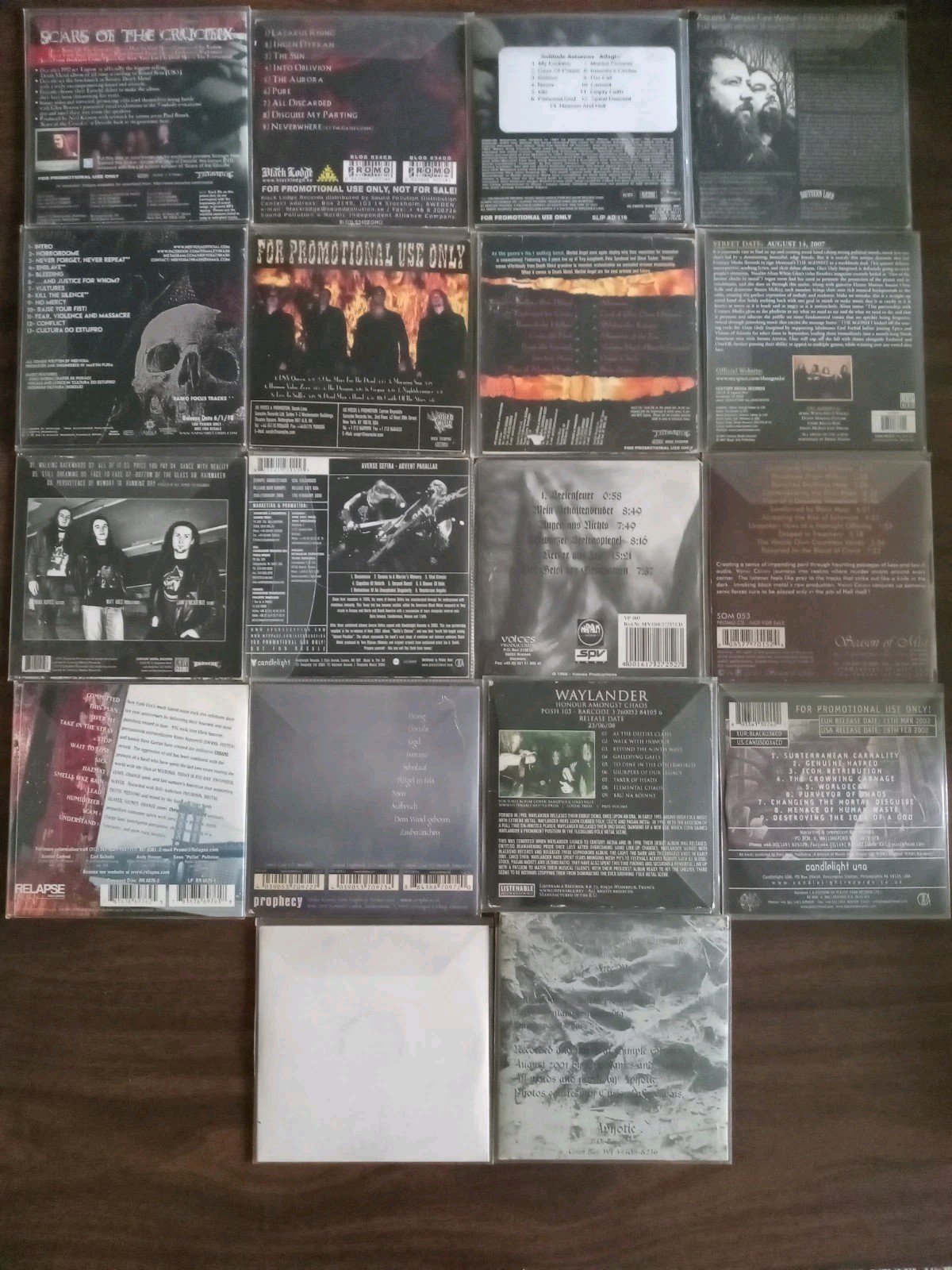Black/Death/Doom 18CD Cardsleeve (Promo) Lot: Deicide, Nervosa, Morbid Angel