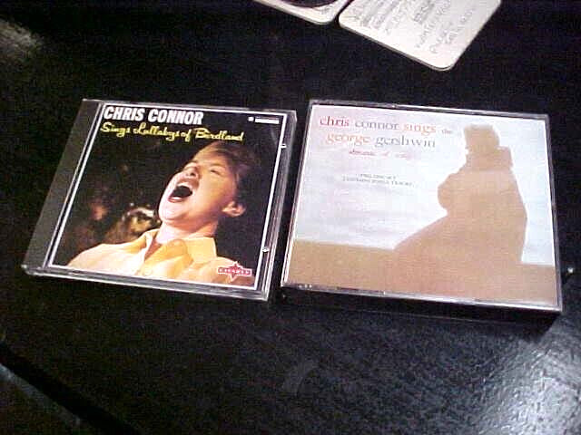 CHRIS CONNOR CD'S LOT FEMALE JAZZ VOCALS 1950'S CD Gershwin - BIRLDLAND