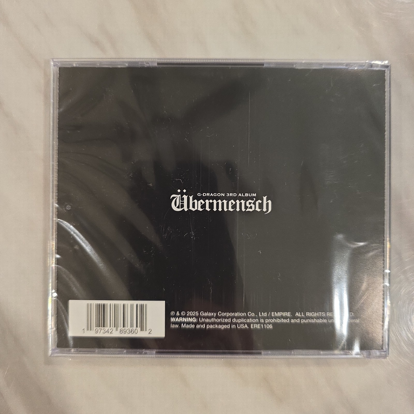 G-DRAGON UBERMENSCH [Pink Verson) NEW 2025 CD