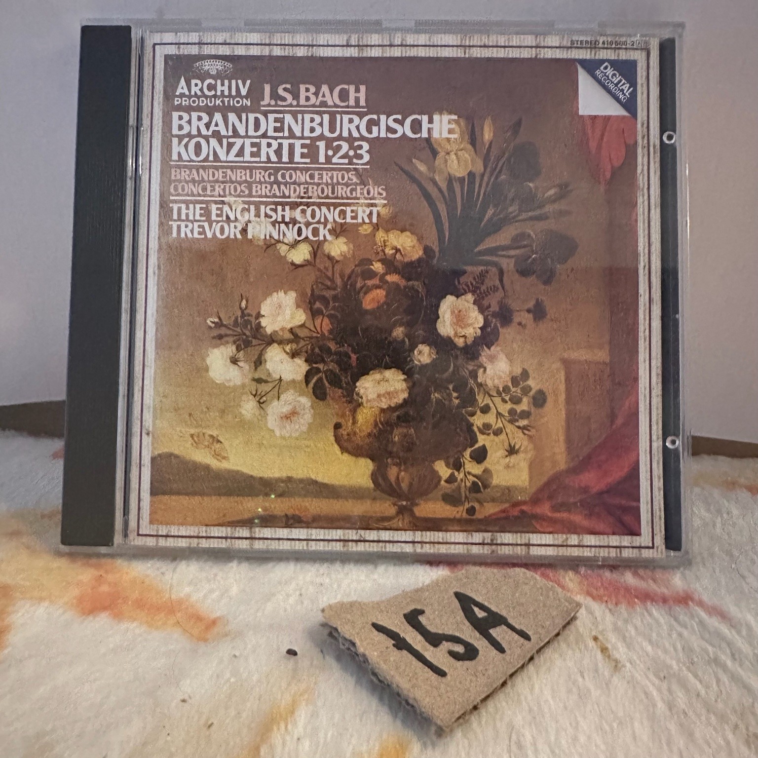 J.S. Bach – Brandenburg Concertos CD 1982 Digital Recording Archiv Produktion