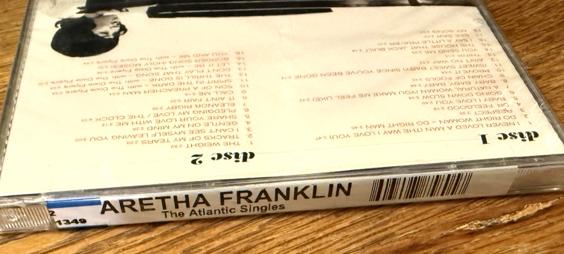 ARETHA FRANKLIN - THE ATLANTIC SINGLES COLLECTION (2 CD SET) NEW AND SEALED