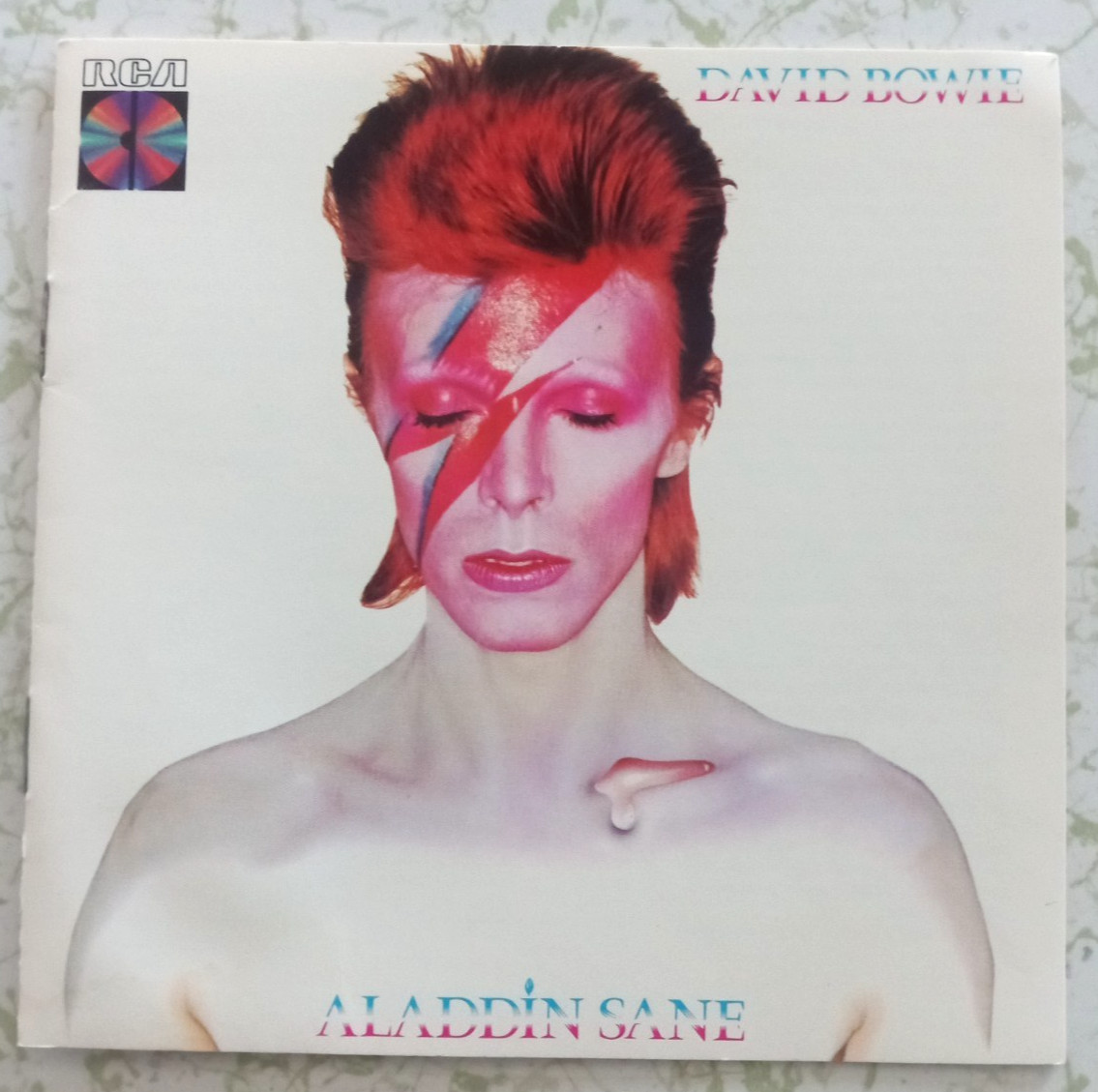 David Bowie Aladdin Sane PCDI-4852 CD Booklet Only. RARE! 1973. RCA. Printed USA
