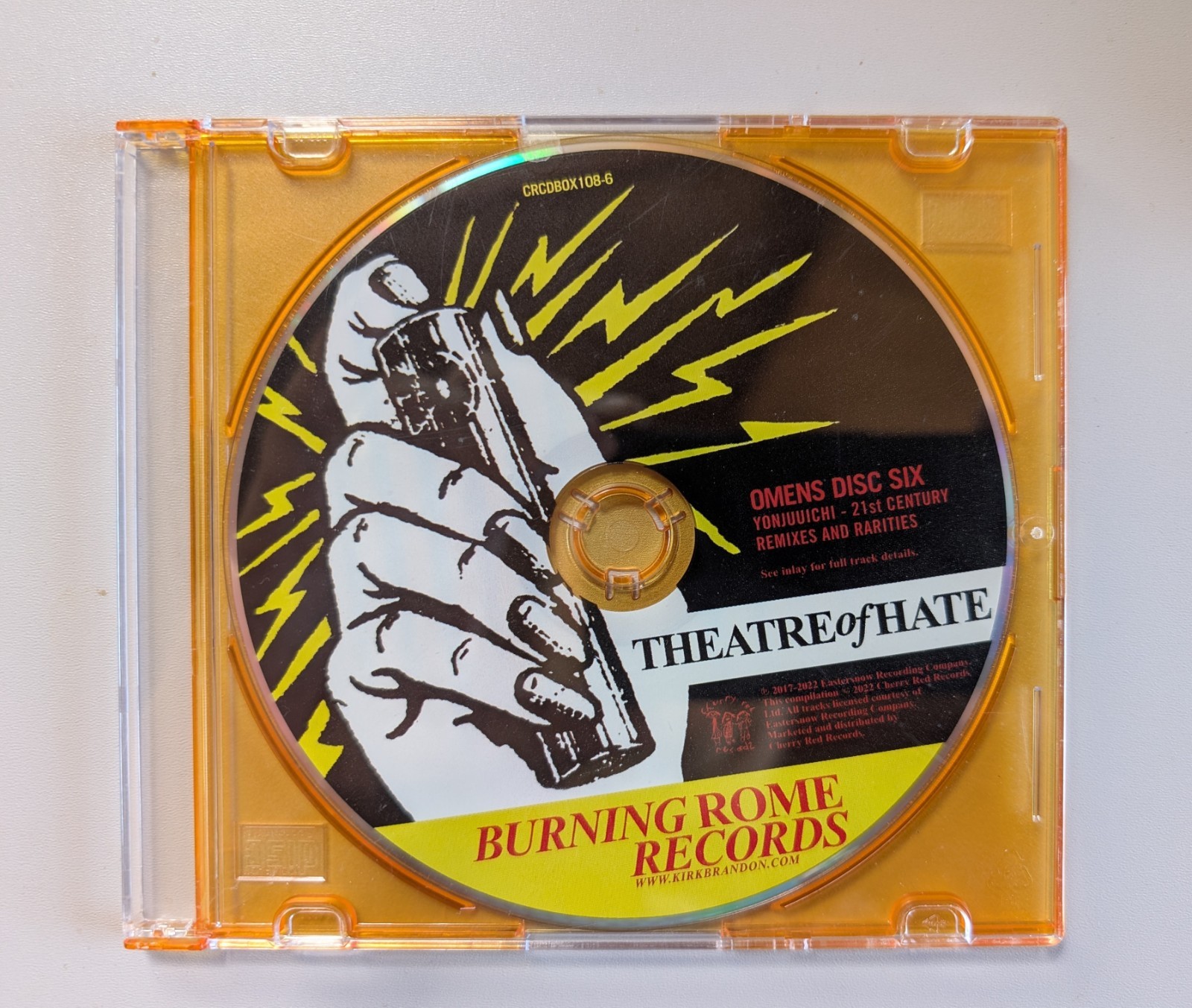 Omens: Studio Work 1980-2020 6xCD Box Set by Theatre of Hate. Free Shipping.