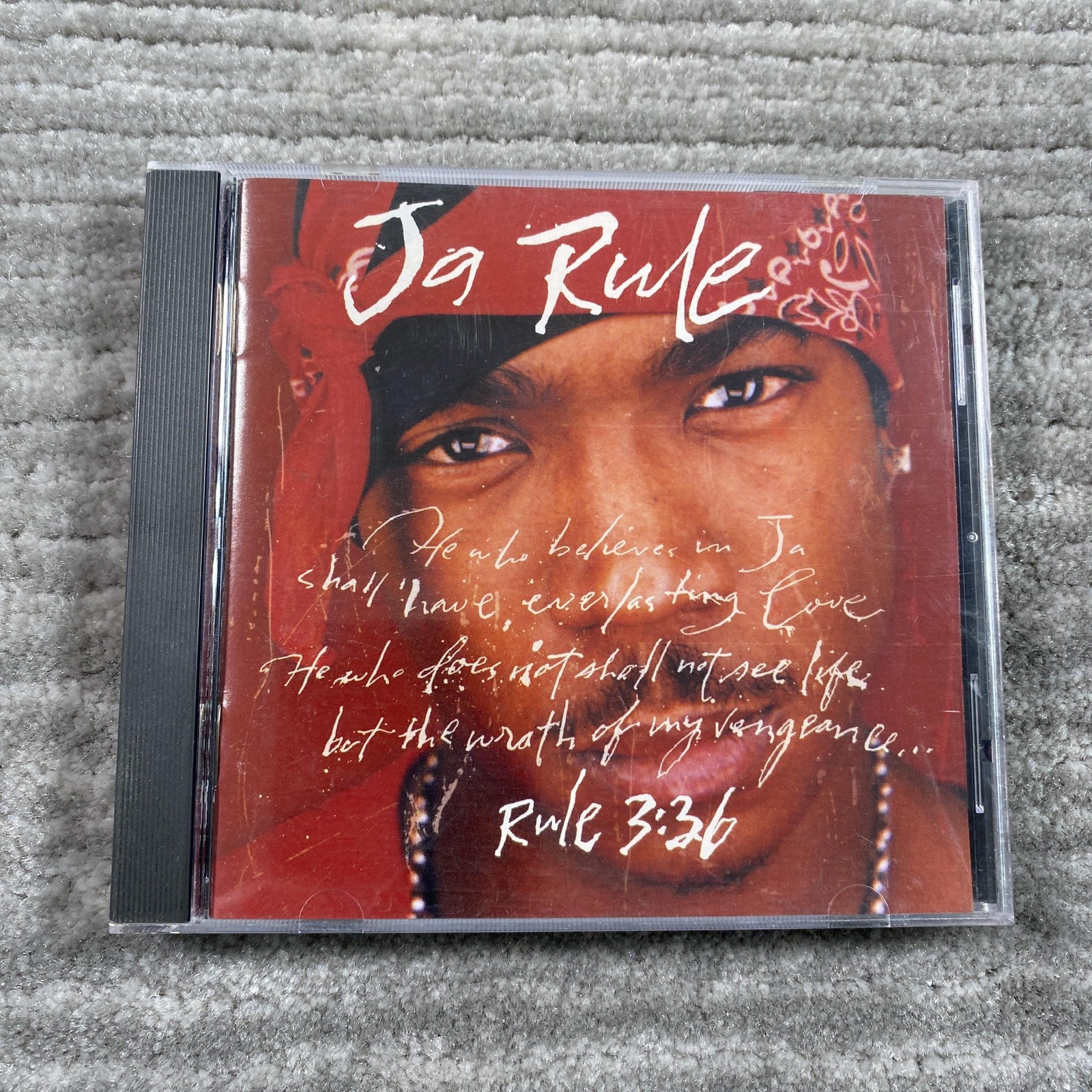 Ja Rule CD Rule 3:36 2000 Gangsta Rap Hip Hop Album Murder Inc Def Jam Red