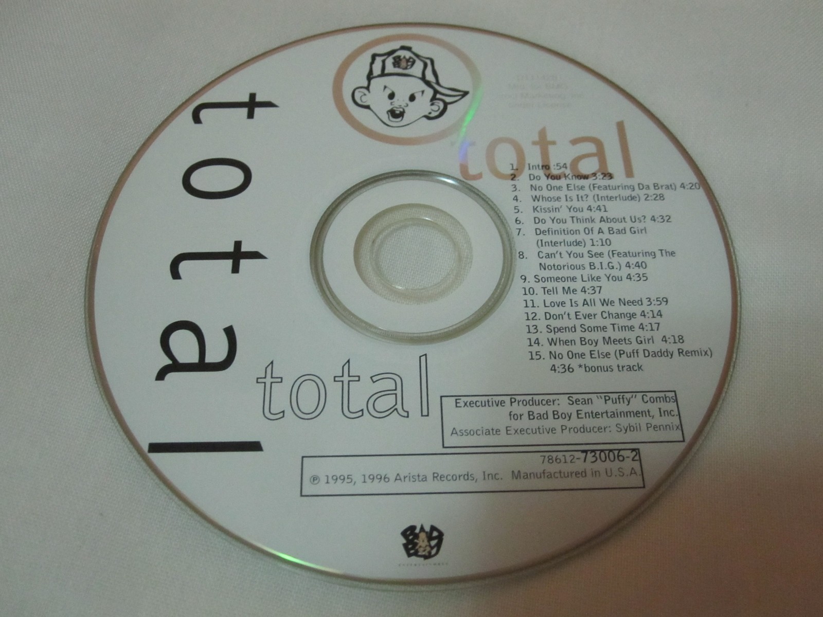Total (1996) R&B Album & Trippin' feat. DMX (1998) Remix Single | 2-CD Set