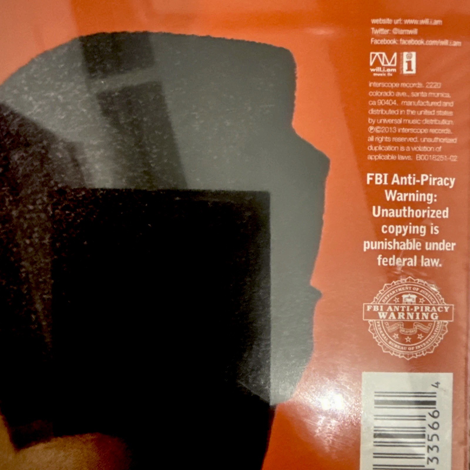 #willpower [Clean] by will.i.am (CD, 2013, Interscope (USA)) Like New