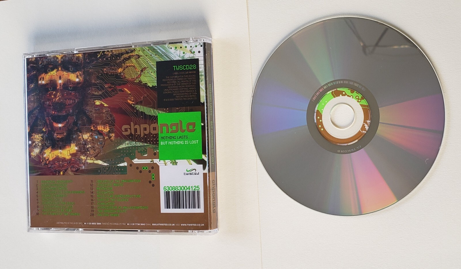 SHPONGLE - Nothing Lasts But Nothing Is Lost - CD - MPO France pressing