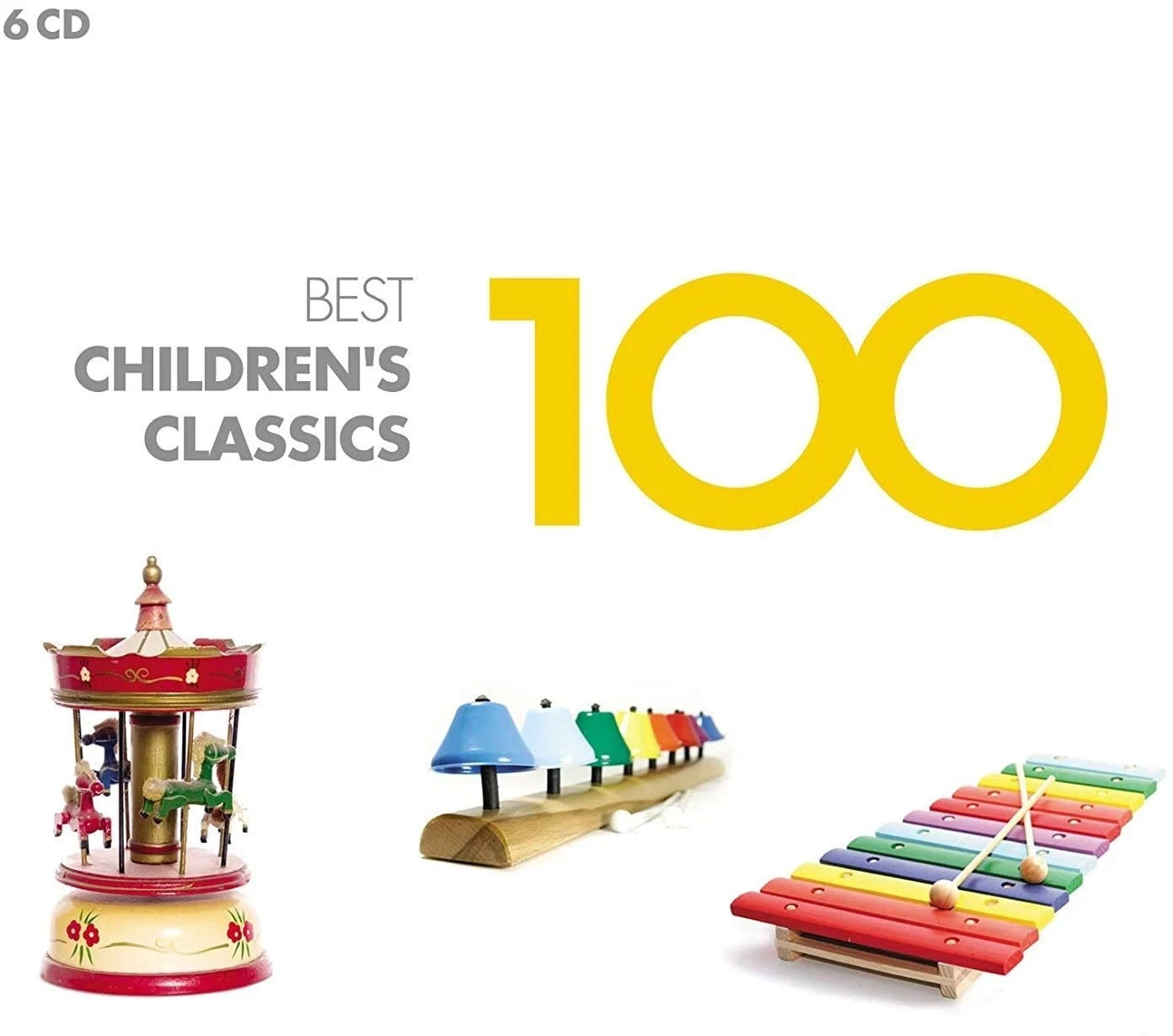 100 Best Children's Classics by Various (CD, 2019, 6-CD, Warner Classics)