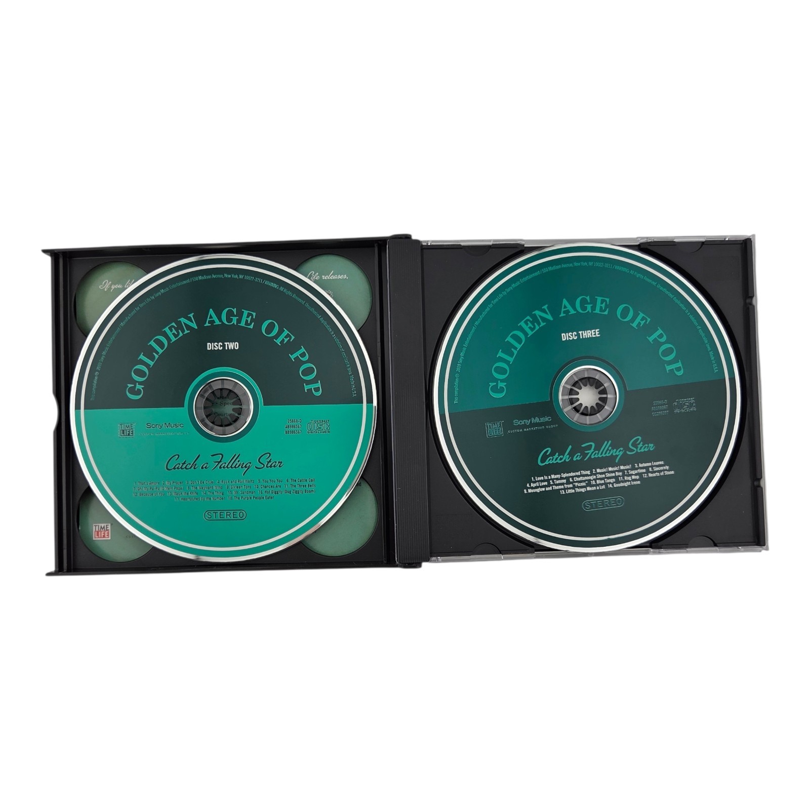 Golden Age of Pop Time-Life 10-Disc Music Box Set 2010 Jewel Cases with Box