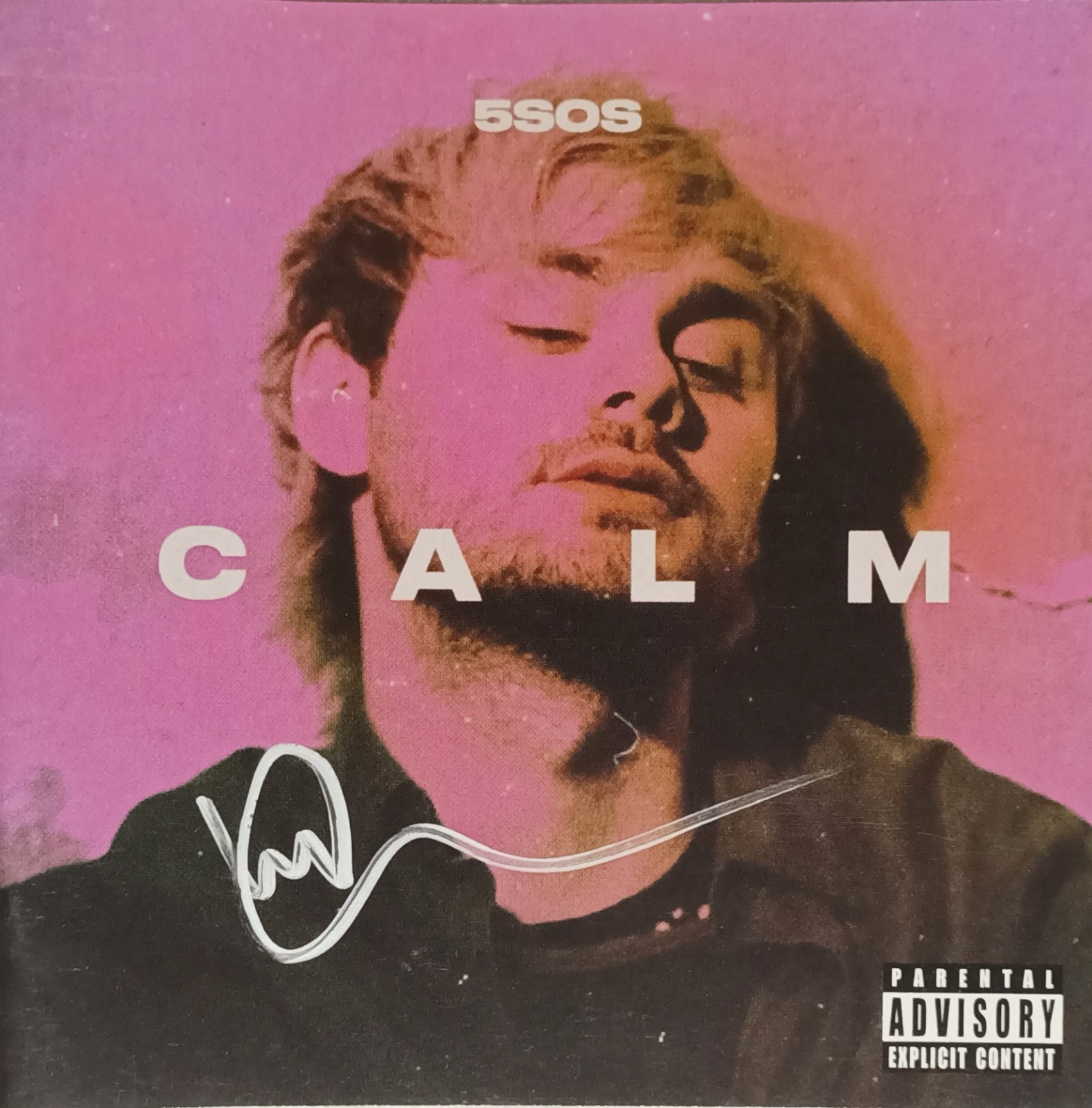 Autographed 5 Seconds Of Summer 5SOS CALM Michael Edition CD 2020 New Crack Case