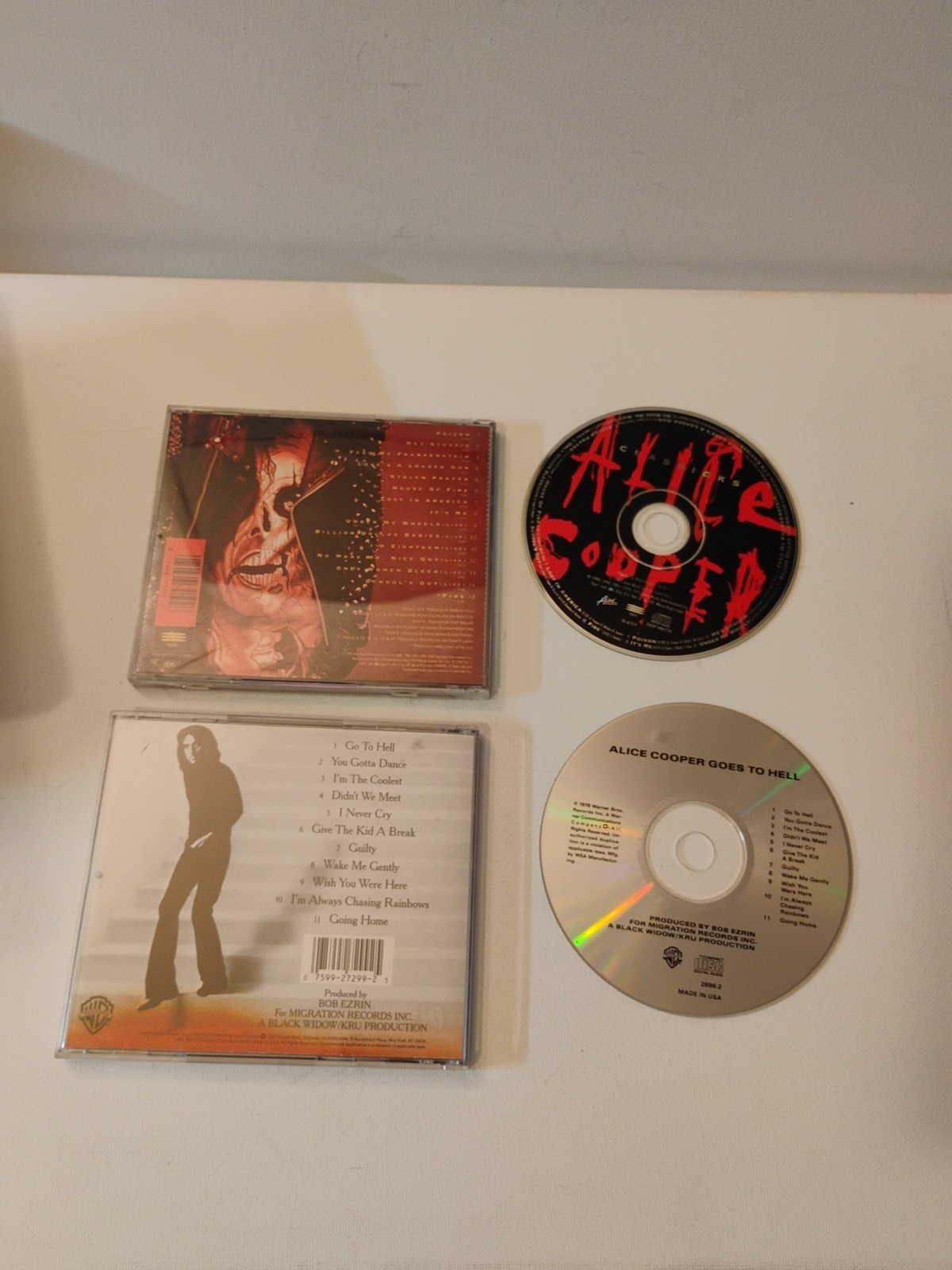 ALICE COOPER-GOES TO HELL-1976 & Classics CD LOT