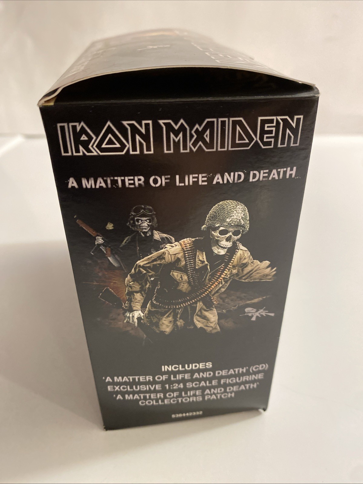 Iron Maiden Matter of Life & Death Figurine And Patch With Box Only NO CD