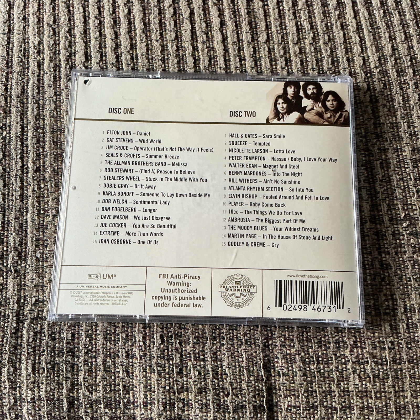 SOFT ROCK: GOLD 2-CD SET OOP HIP-O PRINT 30TRX VARIOUS ARTISTS YACHT ROCK HITS