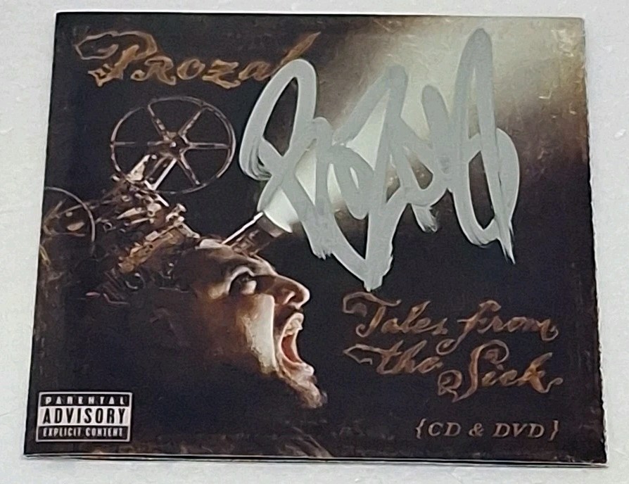 Prozak Tales From The Sick CD [Bonus Dvd] Autographed 2008 EX Rare OOP Fast Ship
