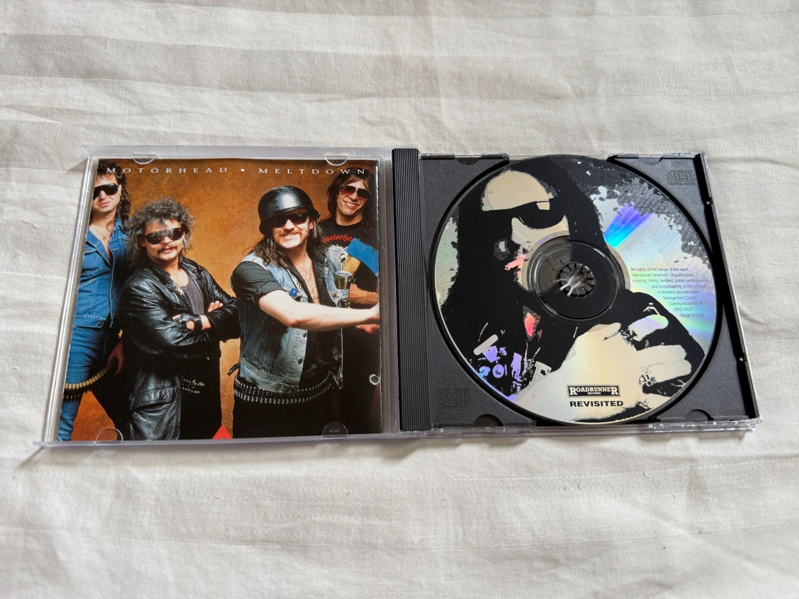 Motorhead - Meltdown CD 1992 Roadrunner Live Unreleased 70s Metal Lemmy OOP RARE