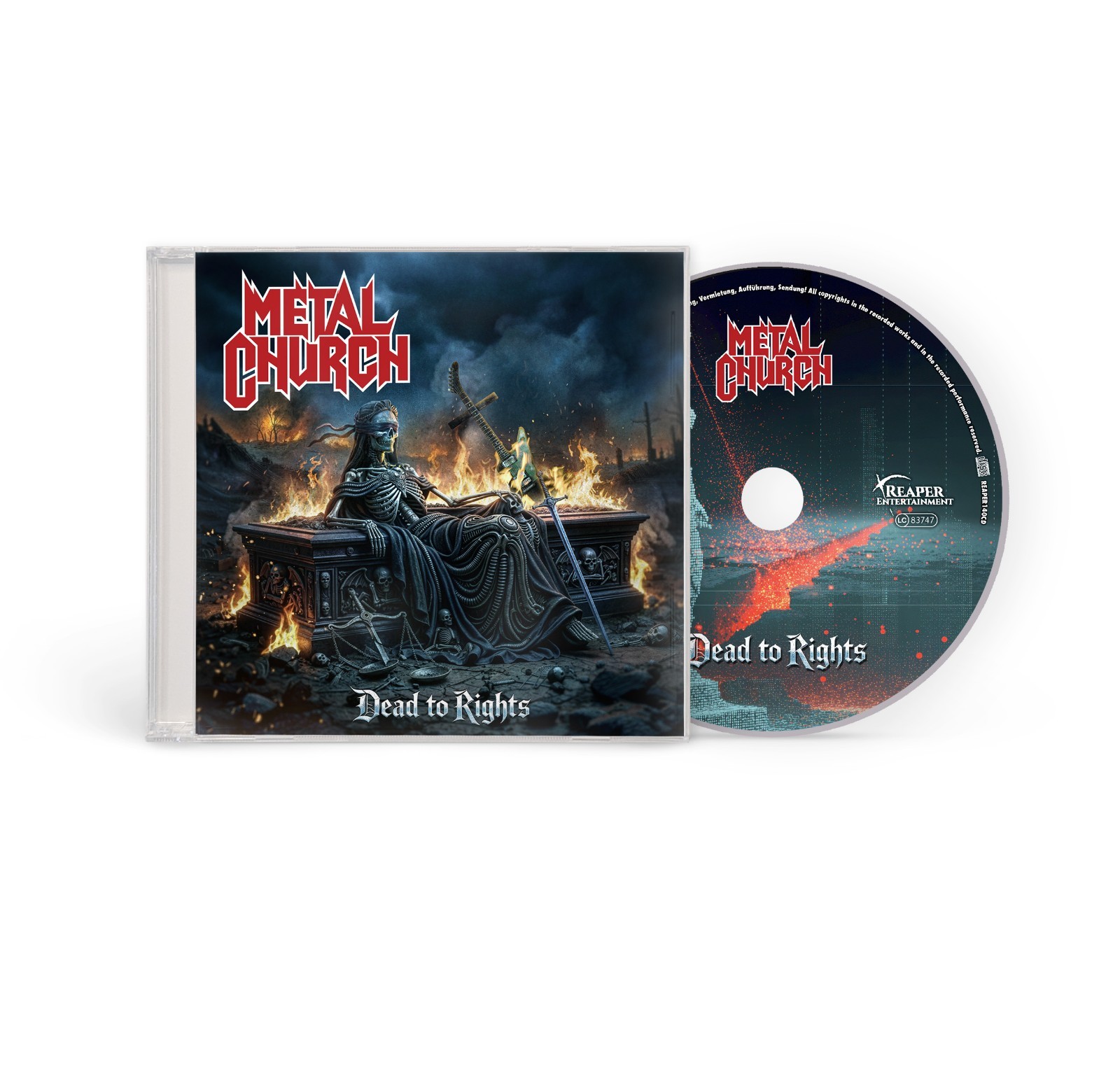 Metal Church 'Dead To Rights' Jewelcase CD - NEW