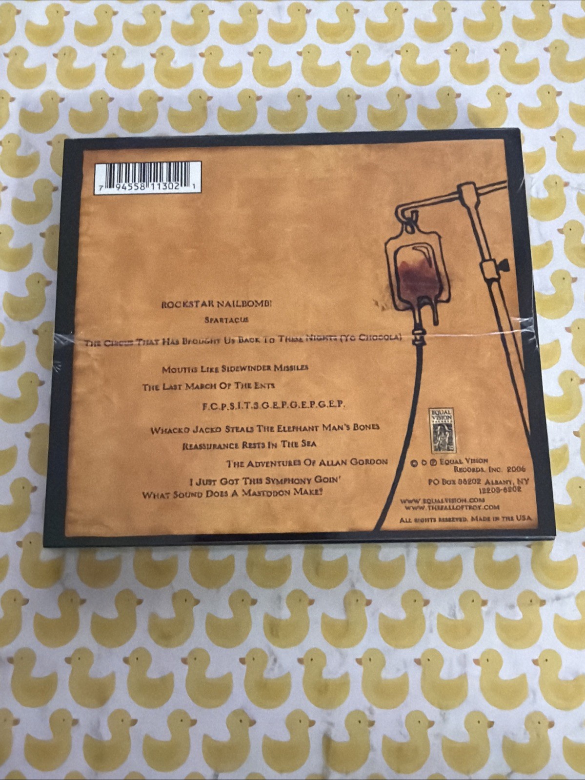 FALL OF TROY s/t CD 2006 slipcover sealed math rock hardcore equal vision