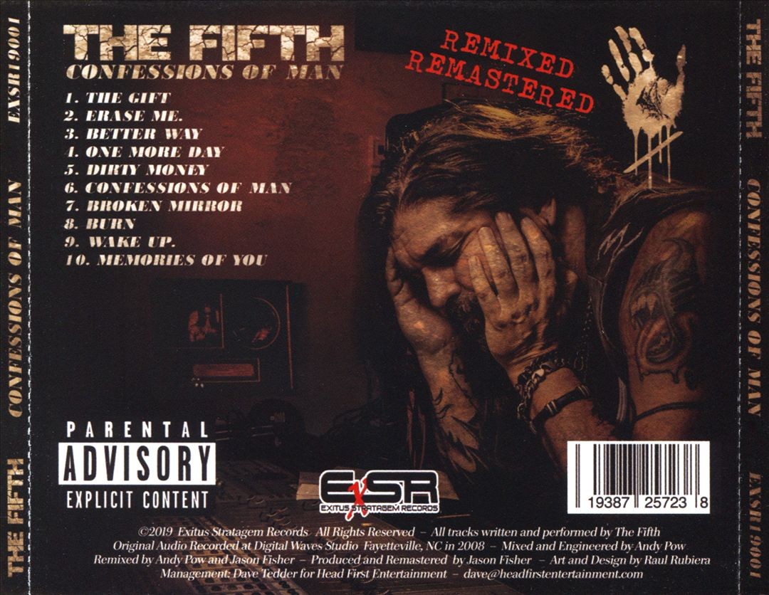 THE FIFTH CONFESSIONS OF MAN NEW CD