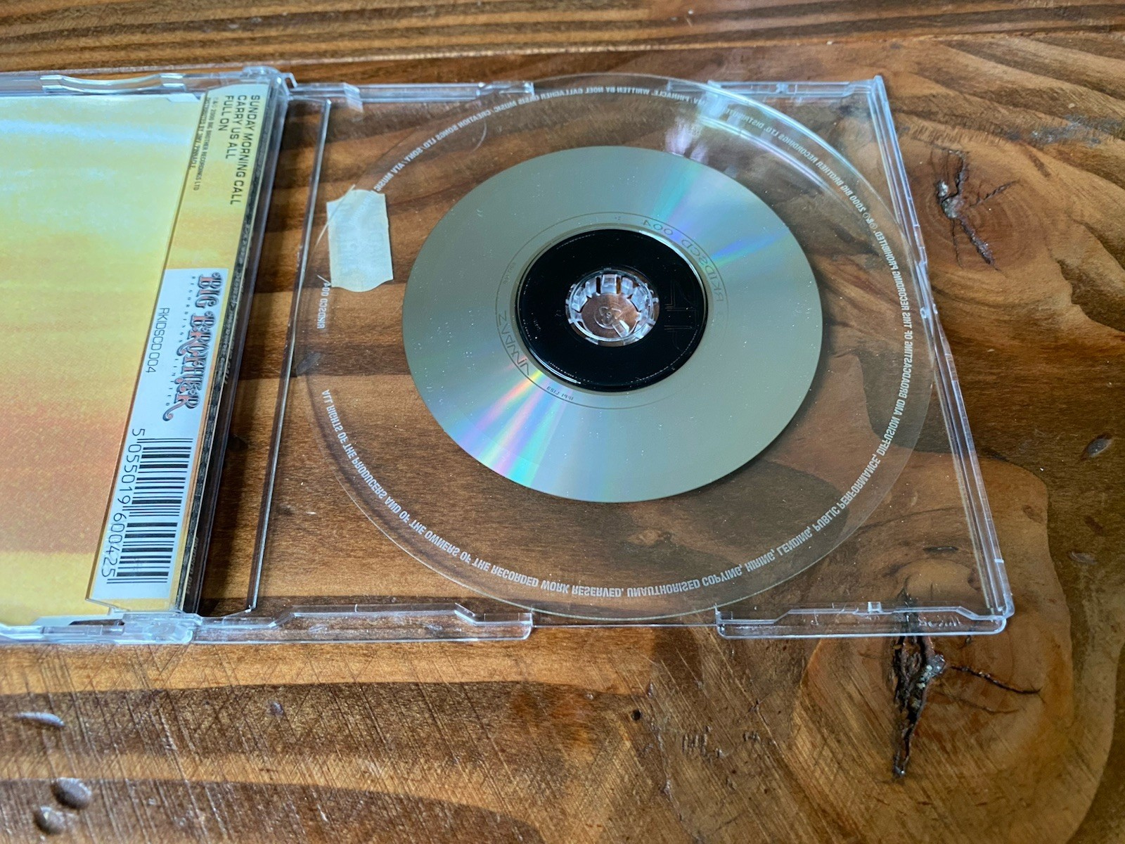 Oasis Sunday Morning Call CD Single 2000 Big Brother Import Jewel Case RKSDCD004