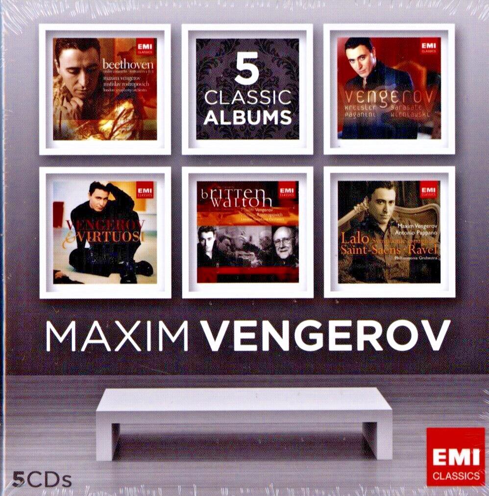 MAXIM VENGEROV - 5 Classic Albums (5 CDs, EMI, 2013)