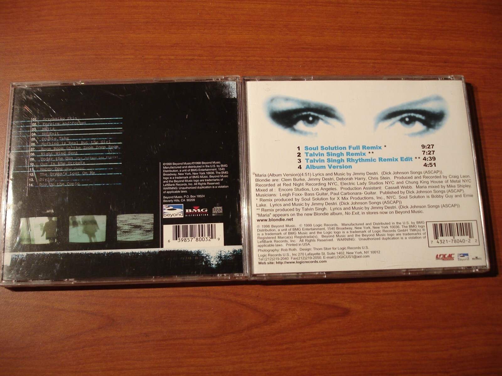 Blondie ~ 2 CD Lot ~ No Exit & MARIA The Remixes