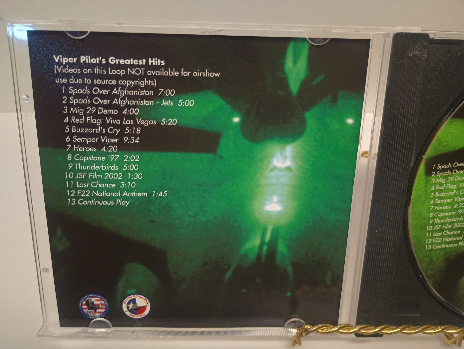 Viper Pilot's Greatest Hits DVD 2002 Military Aviation Lockheed Martin
