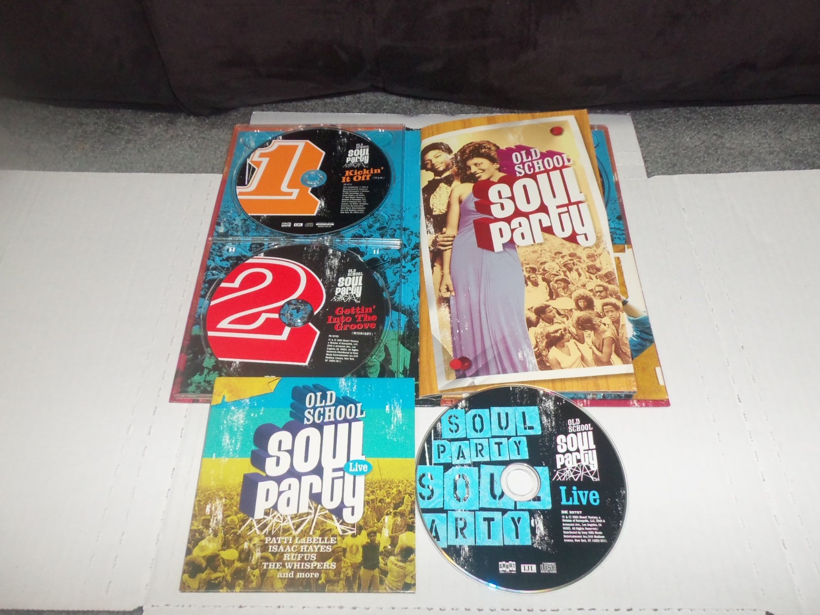 Old School Soul Party Various Artists (3 CD SET + Bonus CD) soul-r&b-funk