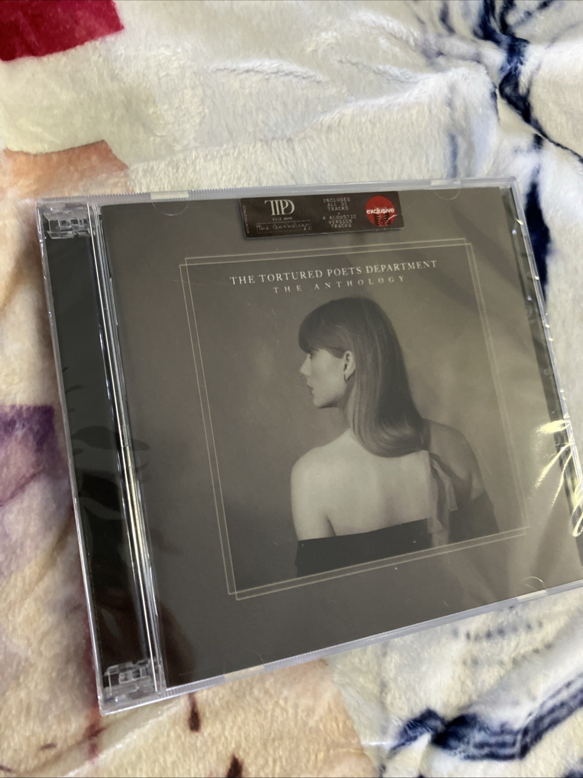 Taylor Swift The Tortured Poets Department CD NEW SEALED& 30x38 Wall Tapestry