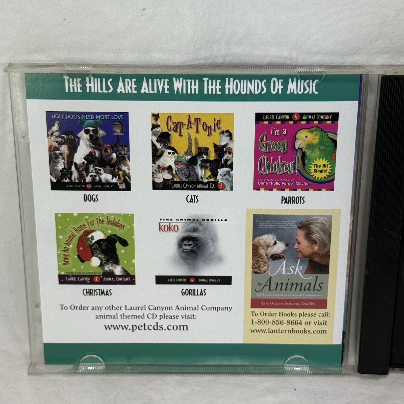 Songs to Make Dogs Happy CD Laurel Canyon Animal Company Dog Music Audio Cd