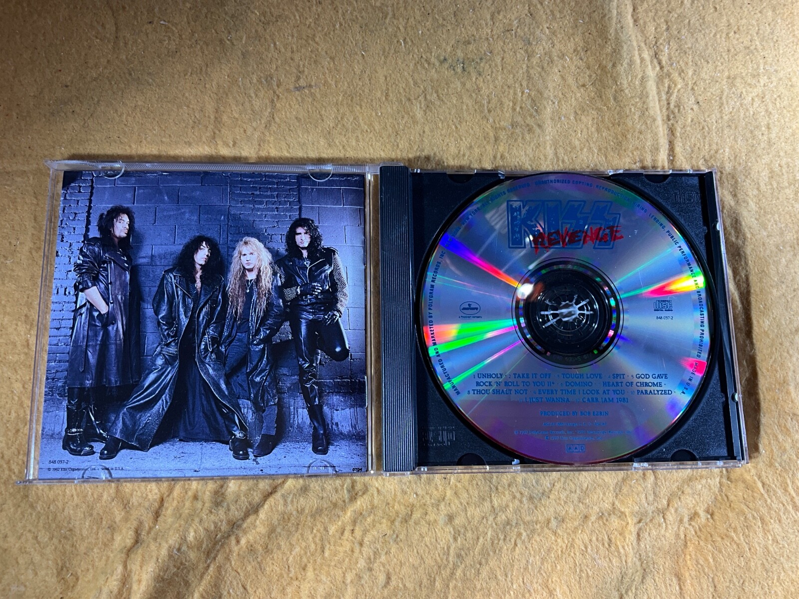 C12-100 KISS Revenge - 1992 - MERCURY 848037-2 - CD - ROCK