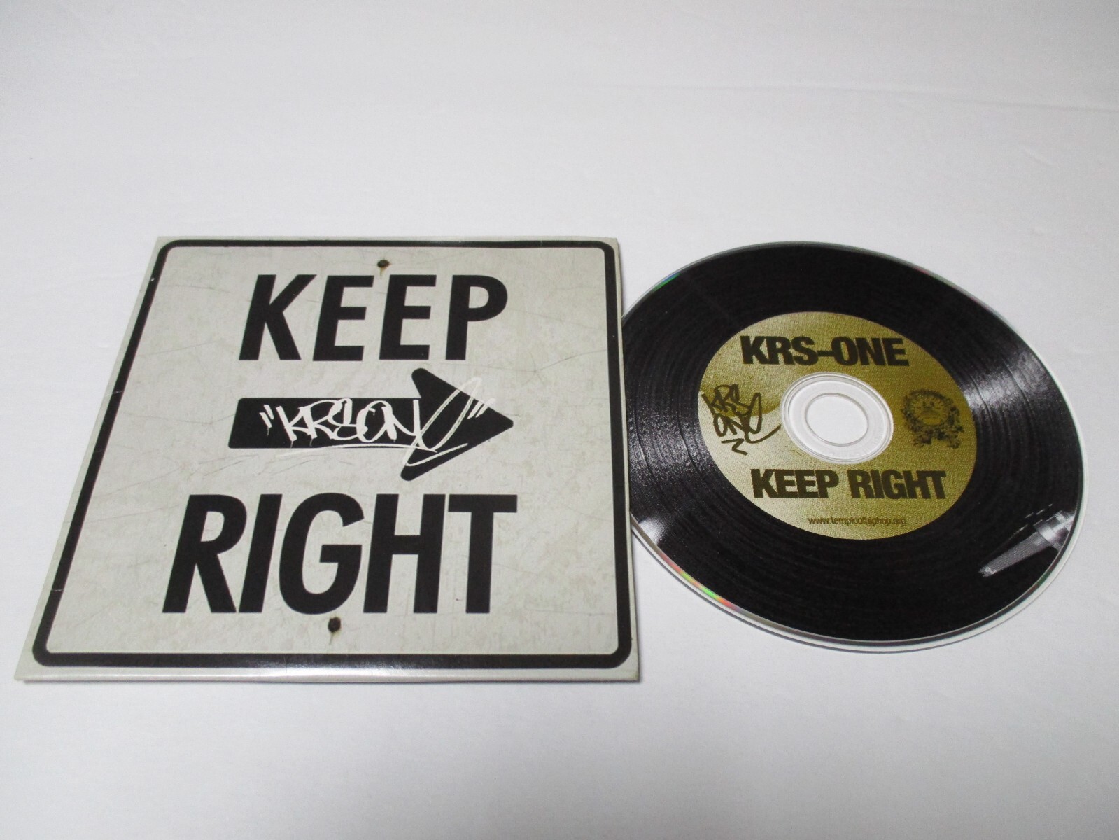 KRS-ONE Keep Right CD Promotional 23 Tracks 2004 CD ONLY