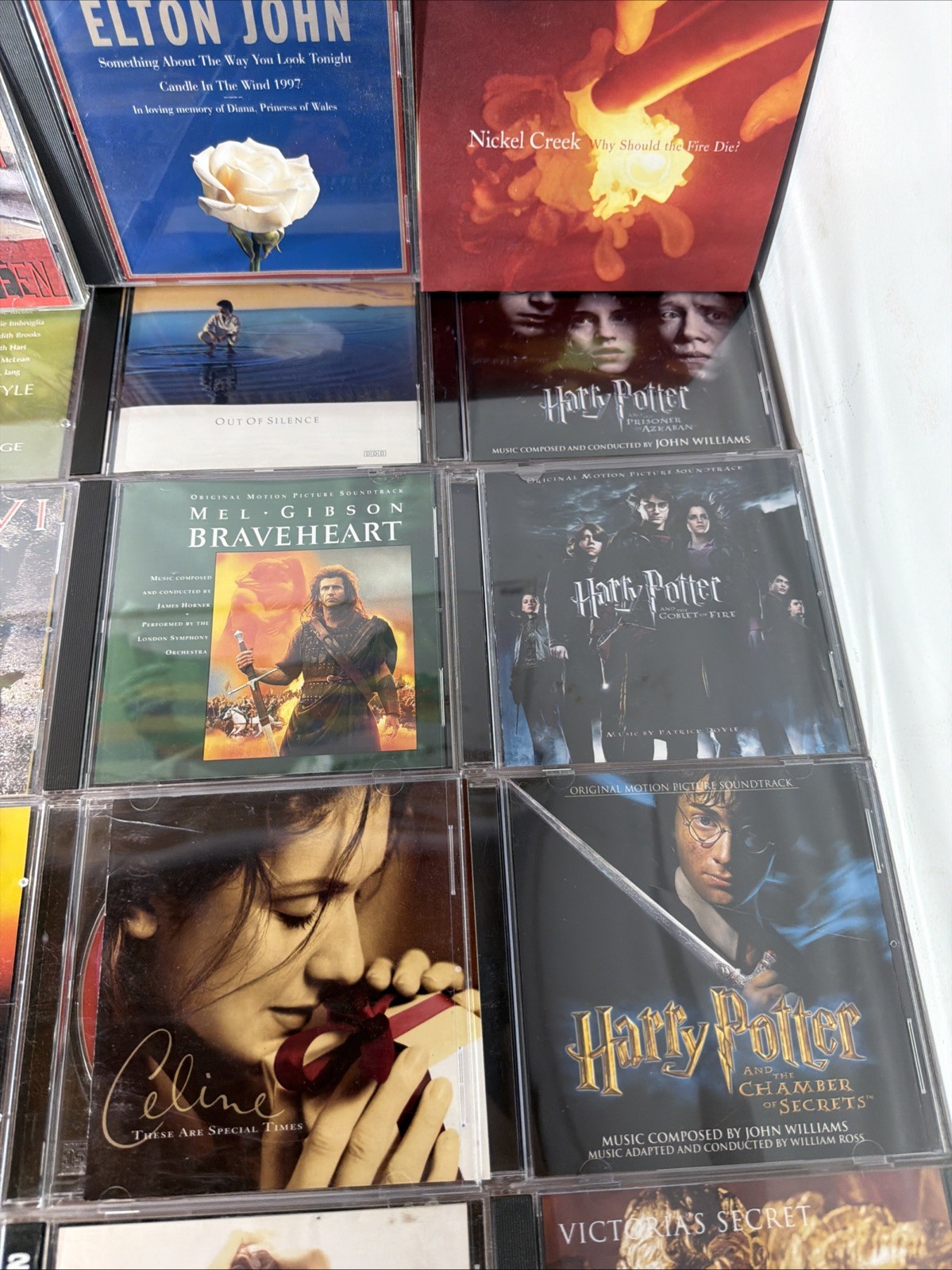 Huge Lot of 66 1980s-2000s Music CD's Elton John, Talking Heads, Harry Potter G4