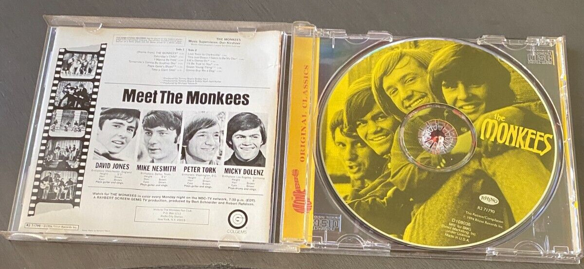The Monkees CD - Original Classics Reissue Compilation
