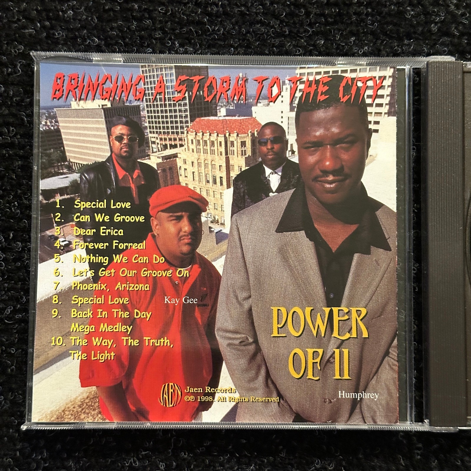 Power Of II Bringing A Storm To The City CD 1998 Jaen Records Hip-Hop G-Funk R&B