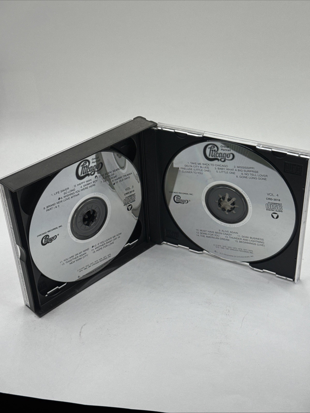 Group Portrait Vol. 1-4 by Chicago (4 CD Set, 1991, Chicago Records)