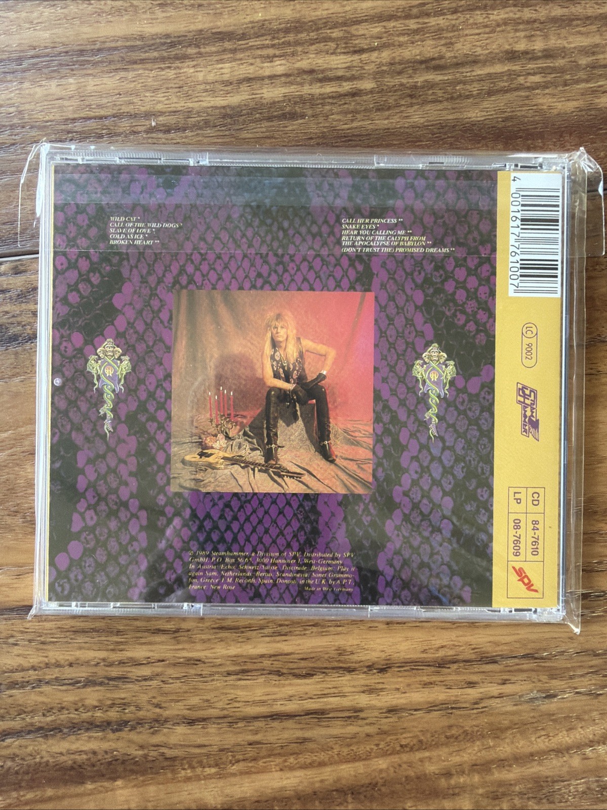 TitleAxel Rudi Pell - Wild Obsession - 1989 CD Album (Steamhammer/SPV) Mint