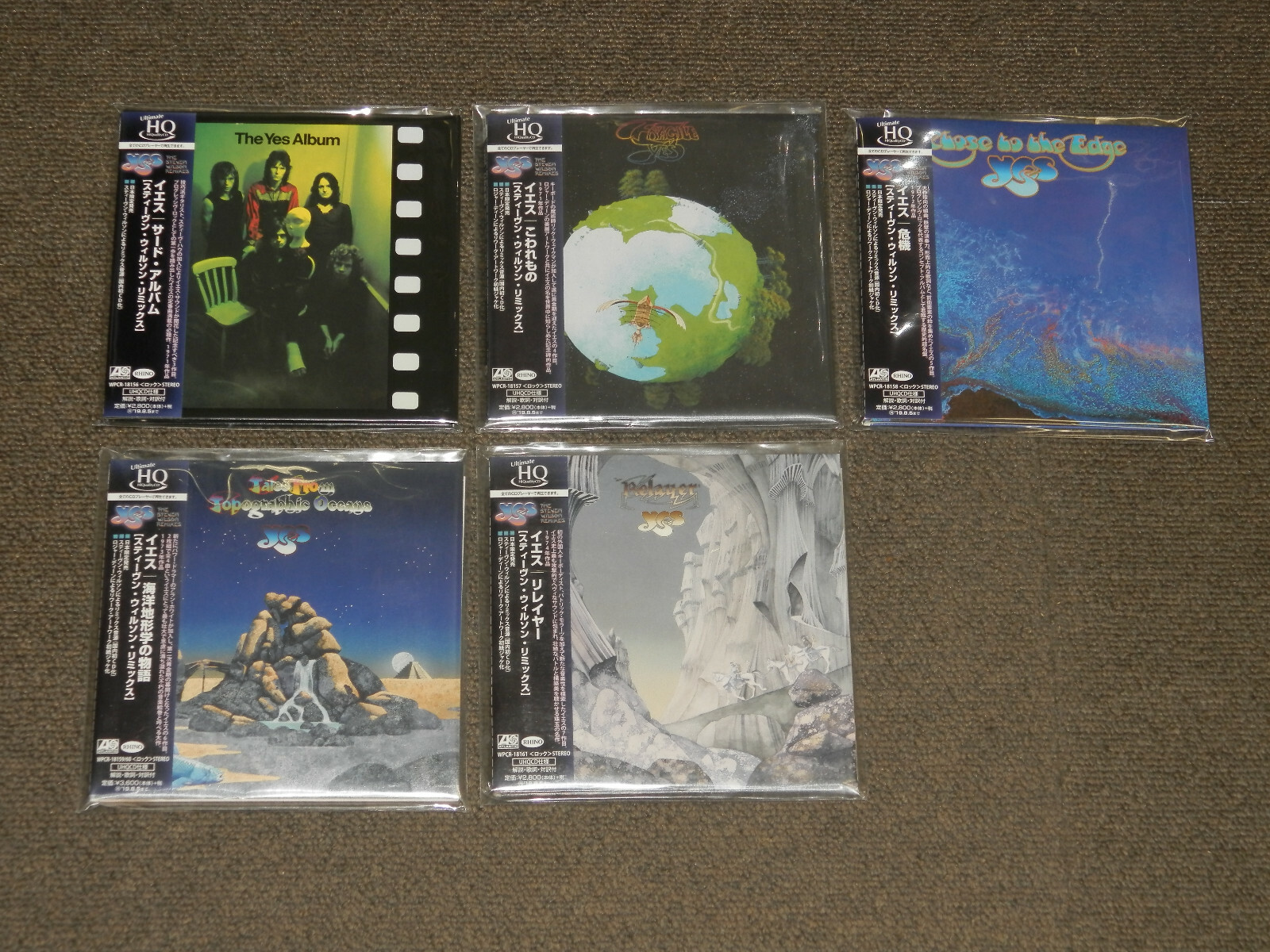 6WT YES STEVEN WILSON REMIX JAPAN 5 MINI LP UHQ CD SET