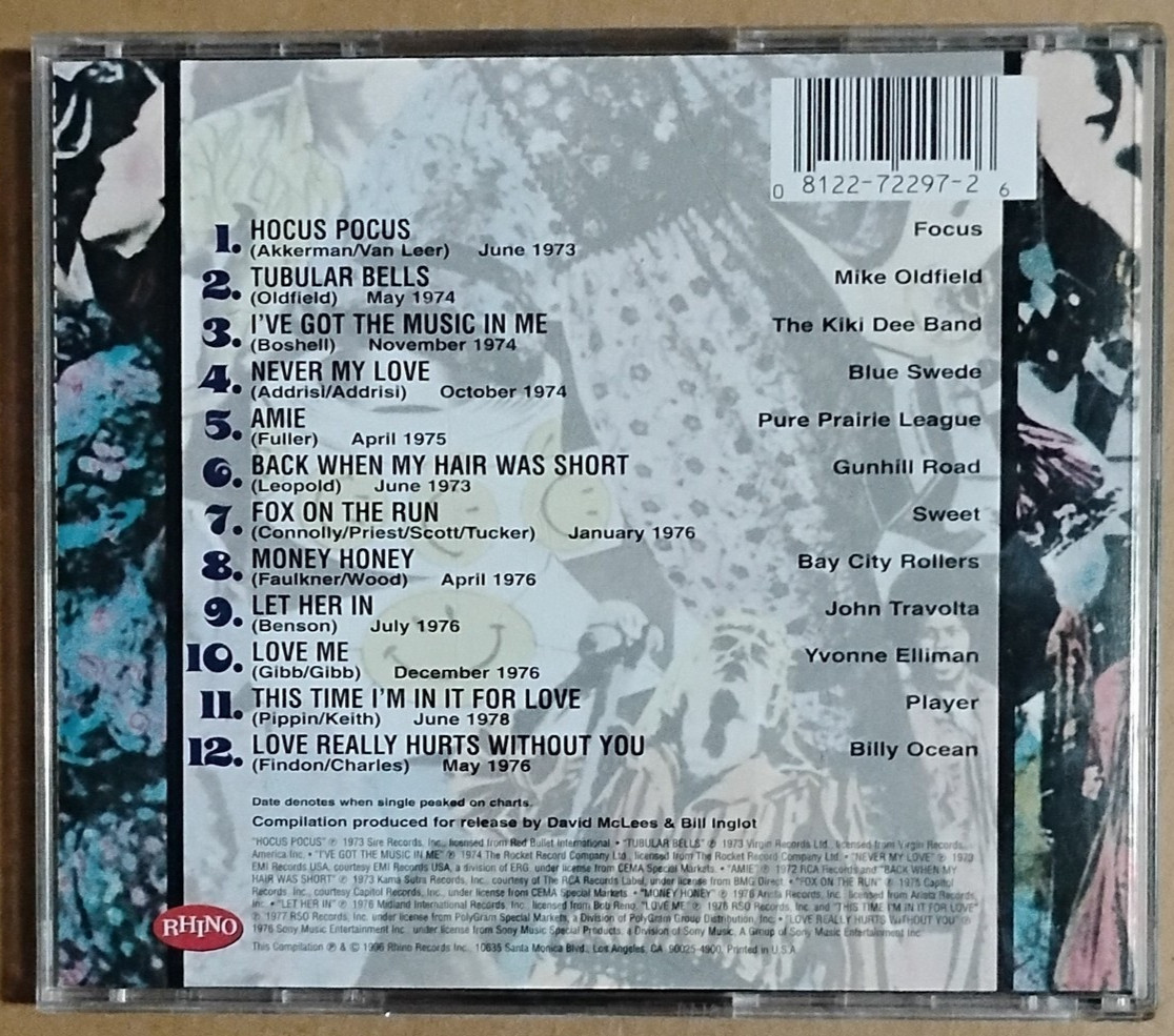 Super Hits of 70s Have a Nice Day #23 CD - Gunhill Road - John Travolta - Sweet