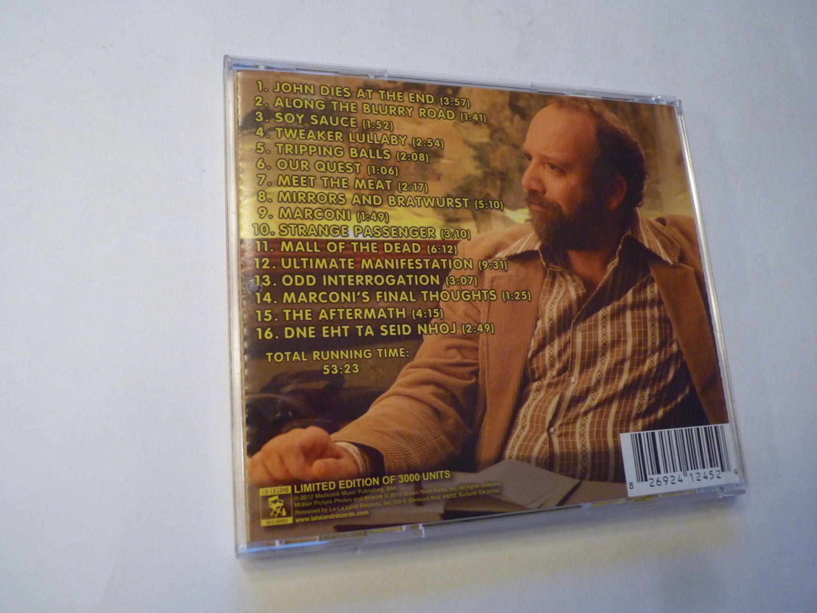 John Dies at the End - Soundtrack - CD - Like New - La La Land Records Ltd Ed