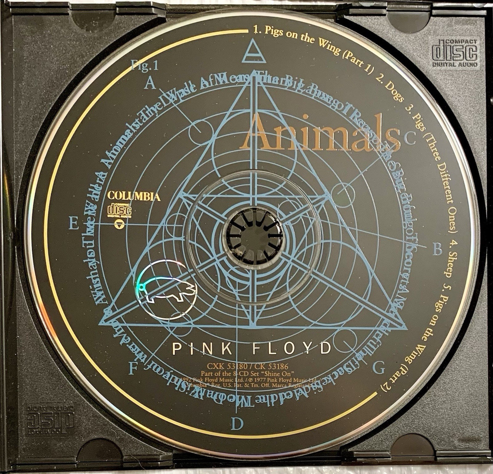 1992 Pink Floyd Shine On - 8 CDs - No Book, No Postcards - See All Pictures