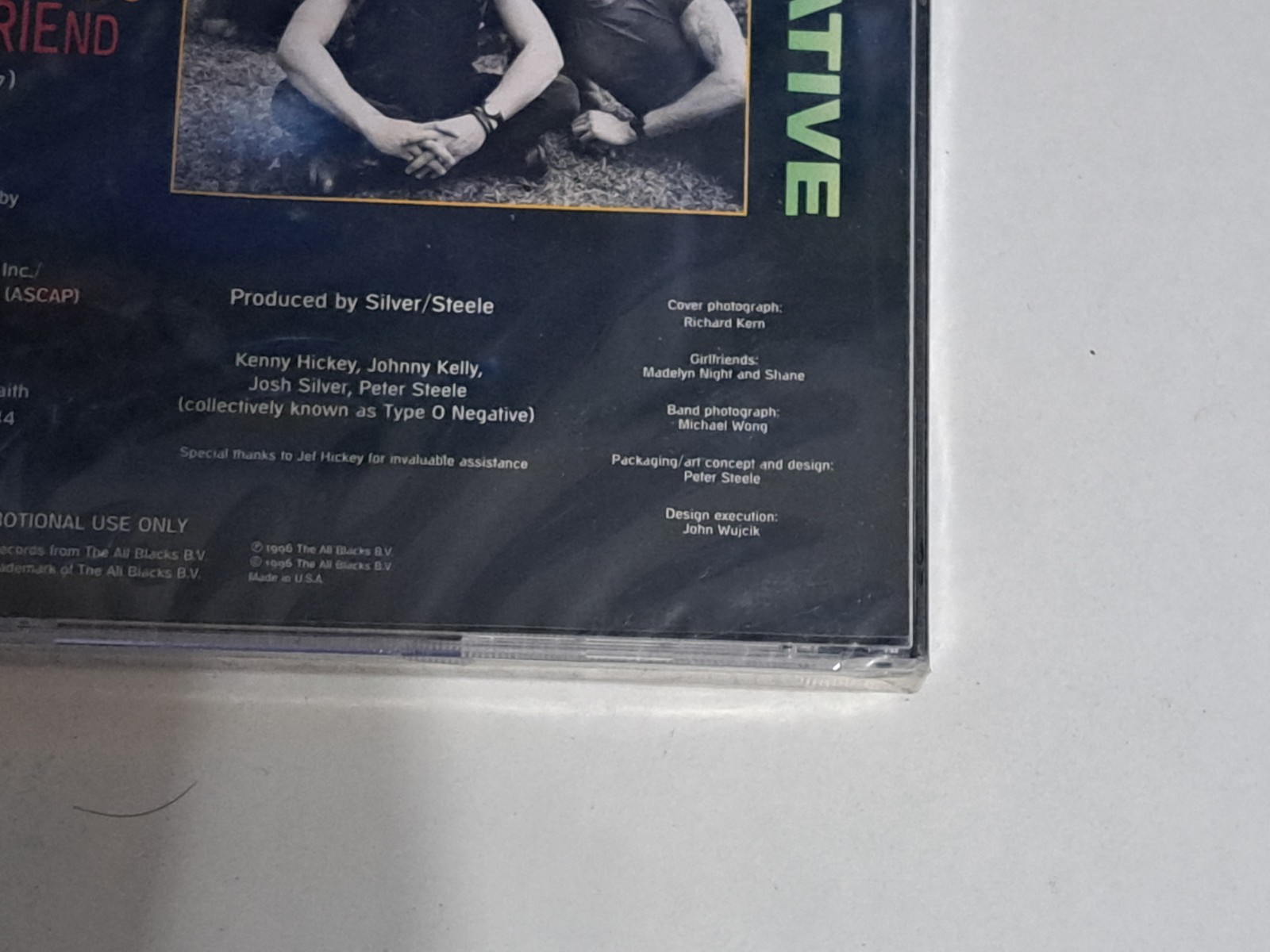 Type O Negative, My Girlfriend’s Girlfriend CD Single, 1996, Promo! Roadrunner