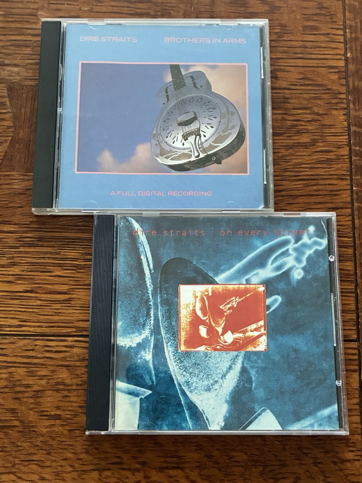 Dire Straits 2 CD lot Brothers in Arms, On Every Street VG/VG+